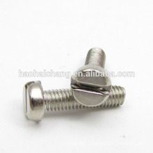 China factory customized high precison metal slotted self threading screw